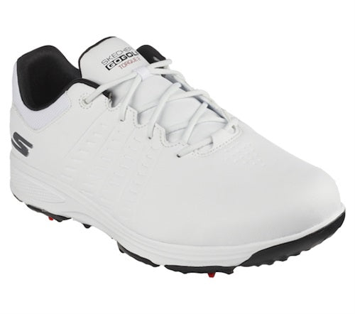 An image of Skechers Go Golf Torque 2 Golf Shoes - 214027 - White/Black - 8.5 on a white background