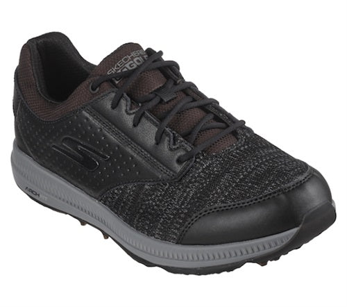 An image of Skechers Go Golf Elite 5 Range Golf Shoes - 214032 - Black/White - 8.5 on a white background