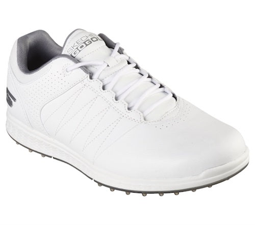 An image of Skechers Pivot Golf Shoes - 54545 - White/Gray - 8.5 on a white background