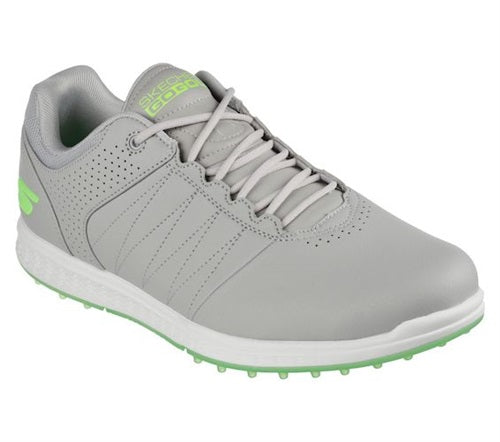 An image of Skechers Go Golf Pivot - Grey/Lime - 8.5 on a white background