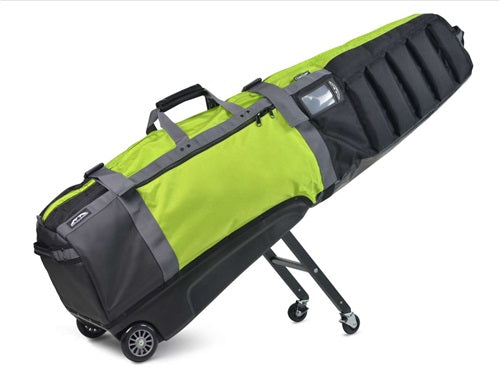 An image of Sun Mountain Meridian Travel Bag - Rush / Black / Gunmetal on a white background