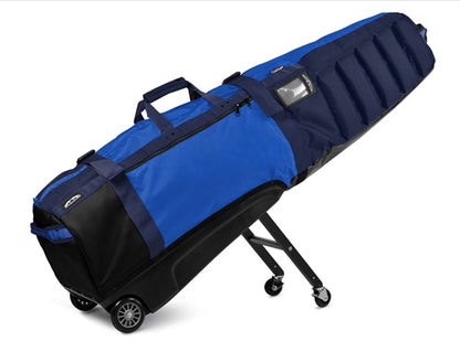 An image of Sun Mountain Meridian Travel Bag - Navy / Cobalt on a white background