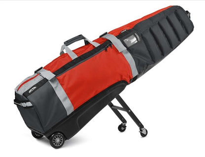 An image of Sun Mountain Meridian Travel Bag - Inferno / Gunmetal / Gray on a white background