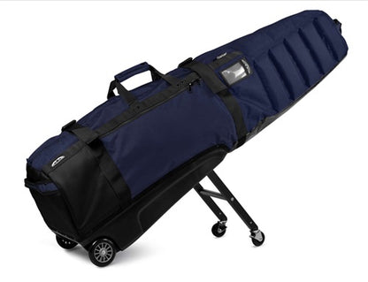 An image of Sun Mountain Meridian Travel Bag - Navy / Black on a white background