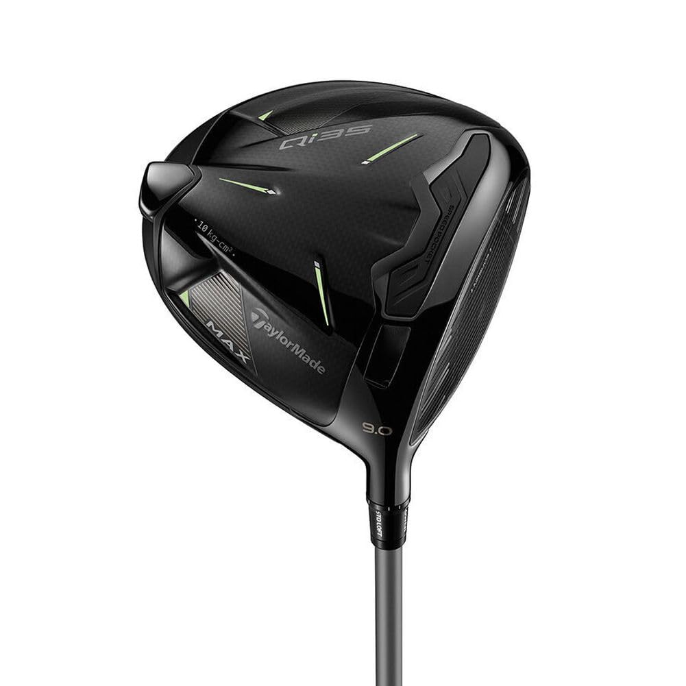 An image of TaylorMade Designer Series Qi35 Max Driver - Black - 9.0 - S on a white background