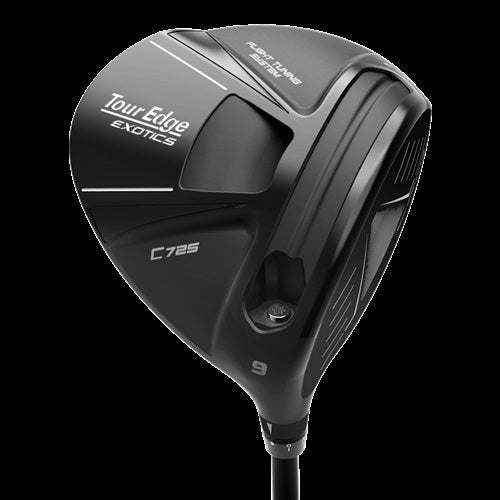 An image of Tour Edge Golf Exotics C725 10.5 Driver Proj X Denali Blue 60 R 5.5 on a white background
