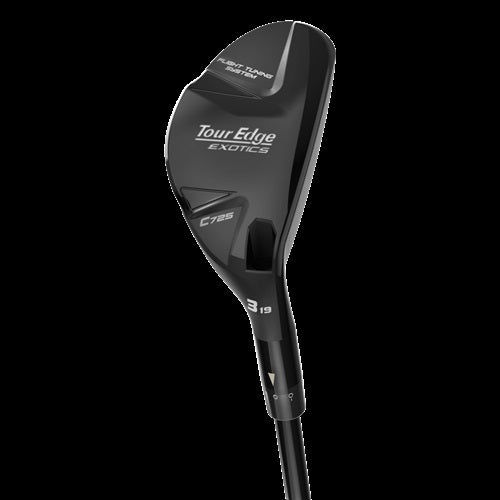 An image of Tour Edge Golf Exotics C725 Hybrid #2 Proj X Denali Blue 80G 5.5 R-Flex on a white background