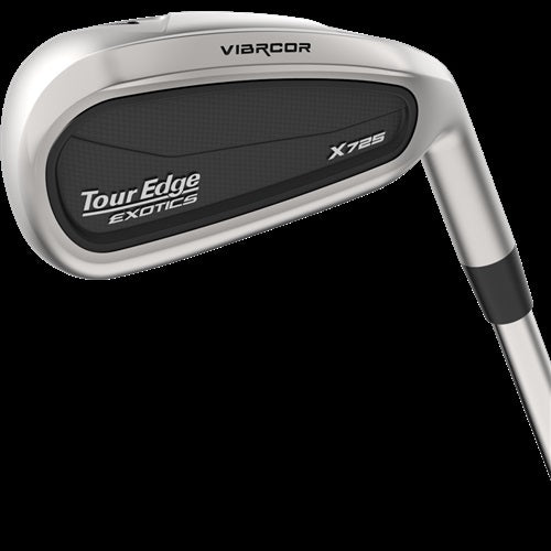 An image of Tour Edge Golf Exotics X725 #7 Iron Proj X Cypher 50I 2.0 A-Flex 5.0 on a white background