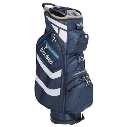An image of Tour Edge Golf Hot Launch Xtreme Cart 5.0 Navy on a white background
