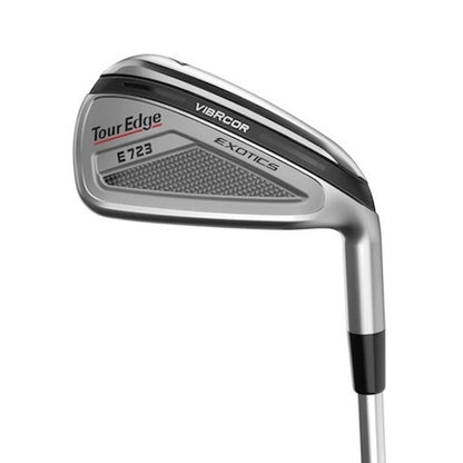 An image of Tour Edge Golf Exotics E723 Graphite Individual Iron - 7 - Tensei AV Blue R-Flex on a white background
