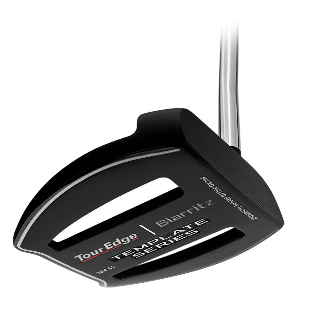 An image of Tour Edge Template Biarritz Putter - Black - 34" on a white background