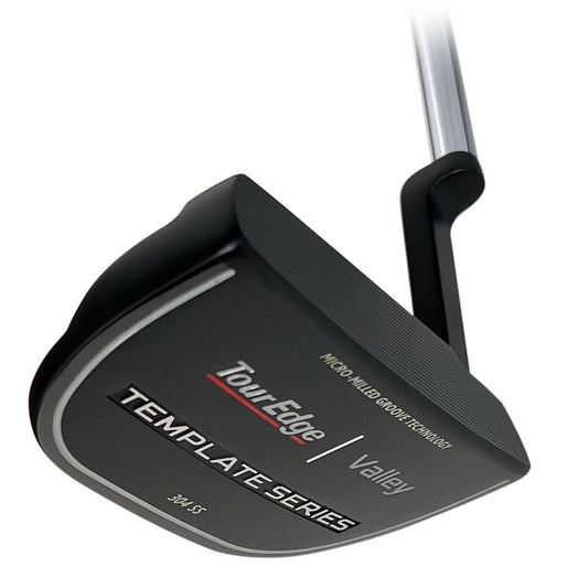 An image of Tour Edge Template Valley Putter - Black - 35" on a white background