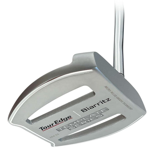 An image of Tour Edge Template Biarritz Putter - Silver - 35" on a white background