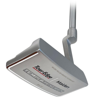 An image of Tour Edge Template Maiden Putter - Silver - 35" on a white background