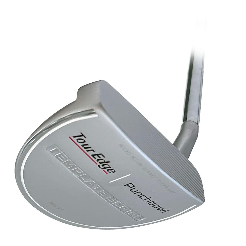 An image of Tour Edge Template Punch Bowl Putter - Silver - 35" on a white background