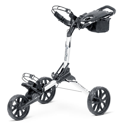 An image of Nitron Push Cart - White/Black on a white background