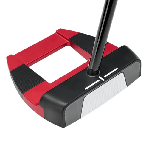 An image of Odyssey Square 2 Square Tri-Hot Jailbird Putter - 35 - Pistol on a white background