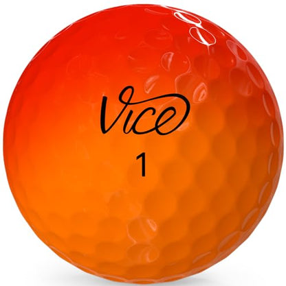 Vice Pro Golf Balls - Shade Orange Red