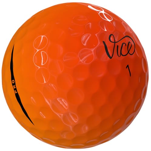 Vice Pro Golf Balls - Shade Orange Red