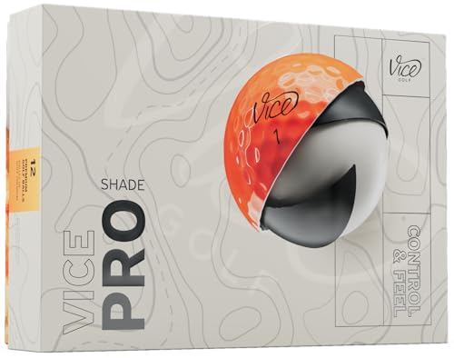 Vice Pro Golf Balls - Shade Orange Red