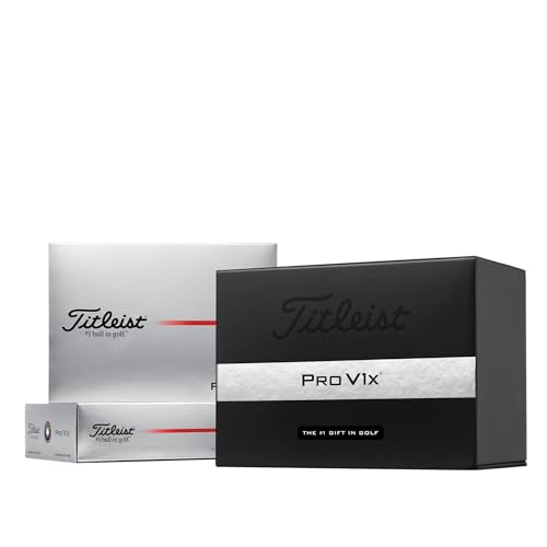 Titleist Pro V1x golf ball boxes on a white background