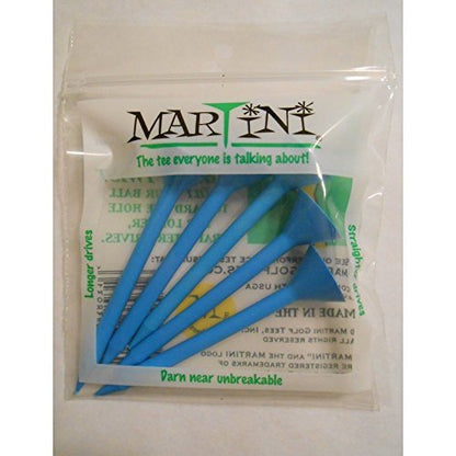An image of Martini Tees - Royal - 3 1/4" on a white background