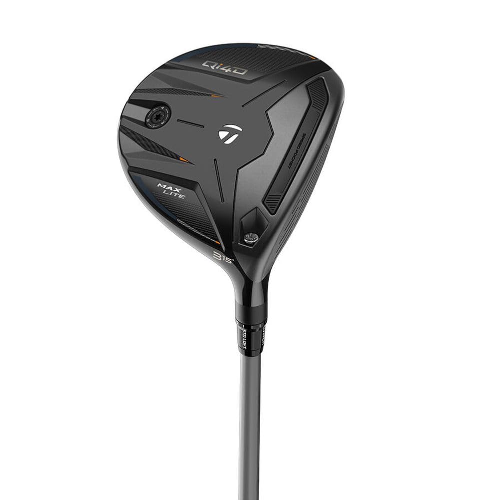 A product image of a TaylorMade Qi4D Fairway Wood on a white background