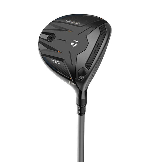 A product image of a TaylorMade Qi4D Fairway Wood on a white background