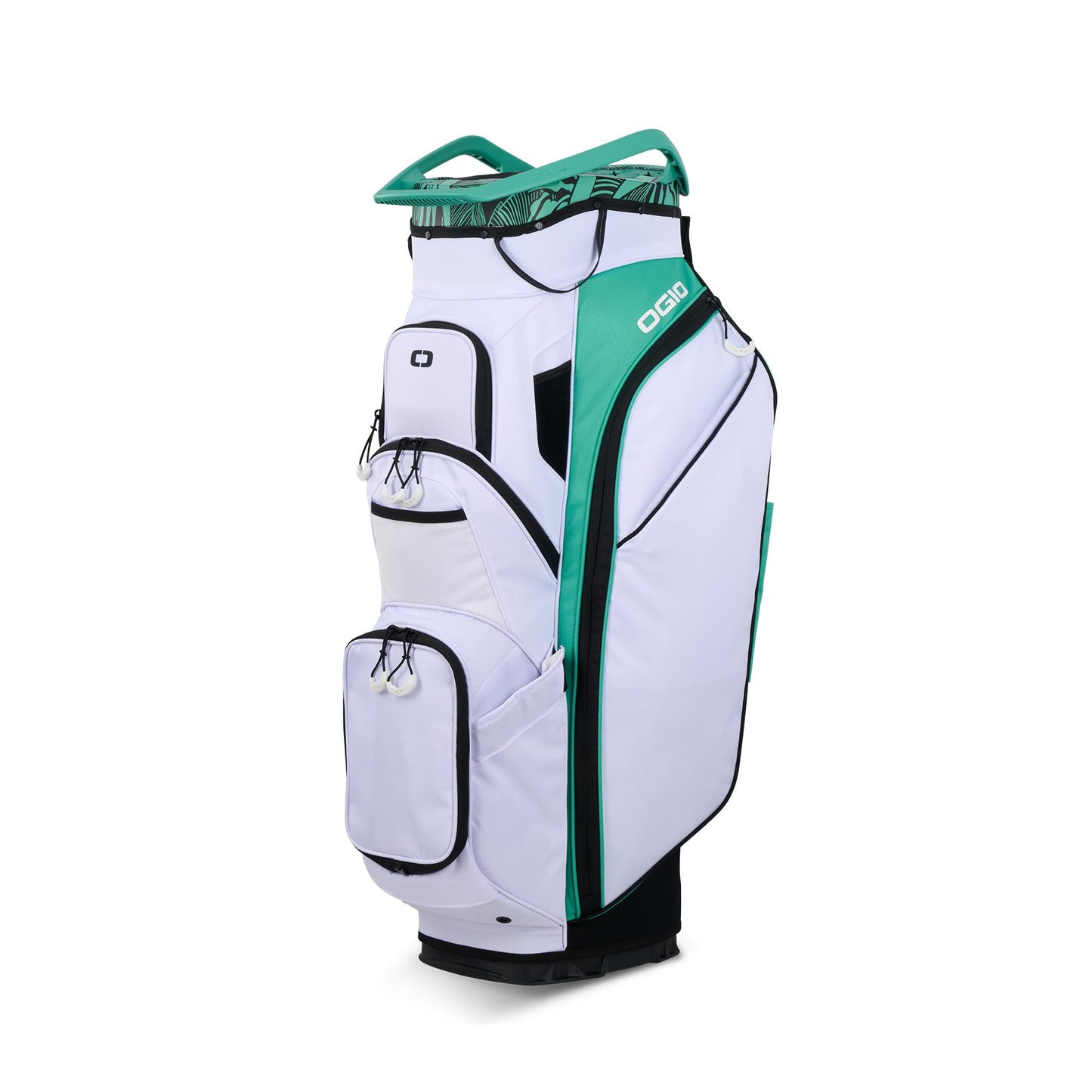 An image of a OGIO 2026 Silencer Golf Cart Bag - Pin Seeker on a white background