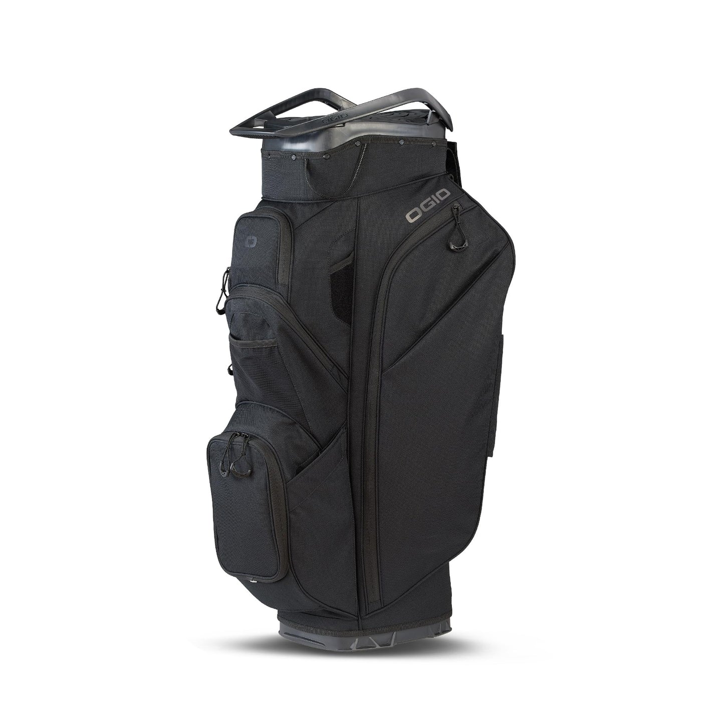 An image of a OGIO 2026 Silencer Golf Cart Bag - Black on a white background