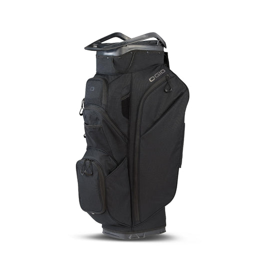 An image of a OGIO 2026 Silencer Golf Cart Bag - Black on a white background