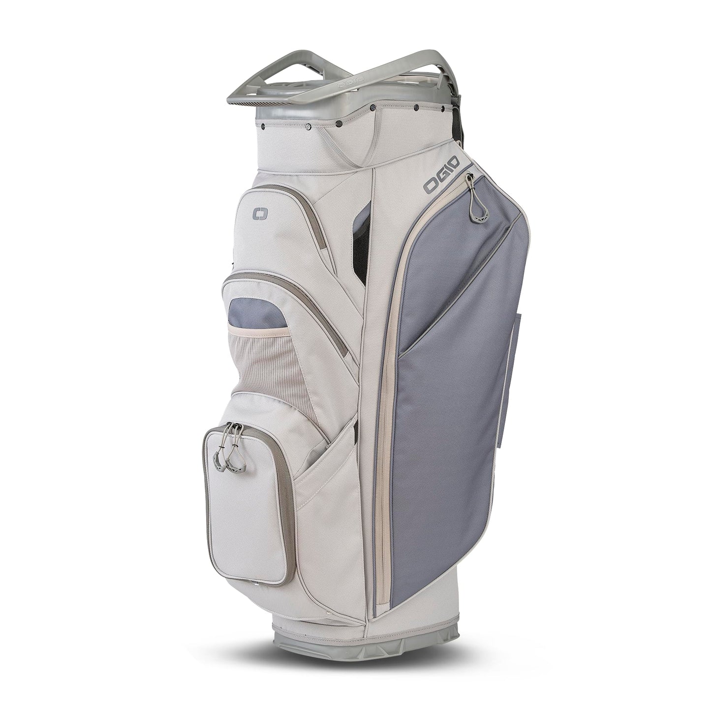 An image of a OGIO 2026 Woode Golf Cart Bag - Quartz on a white background