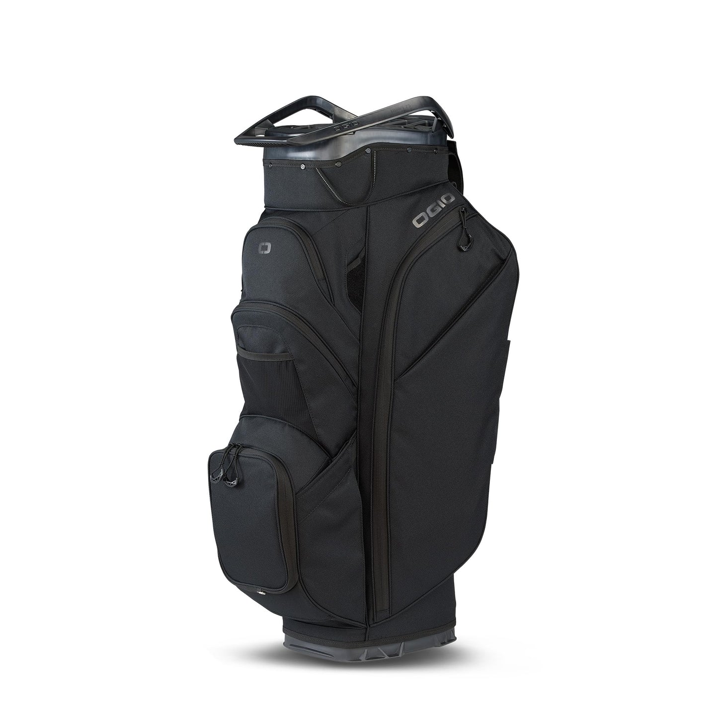 An image of a OGIO 2026 Woode Golf Cart Bag - Black on a white background