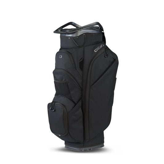 An image of a OGIO 2026 Woode Golf Cart Bag - Black on a white background