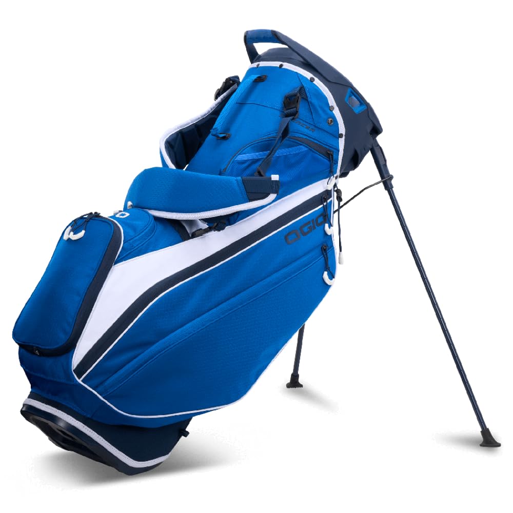 An image of a OGIO 2026 Silencer Hybrid Golf Stand Bag - Blue Sky on a white background