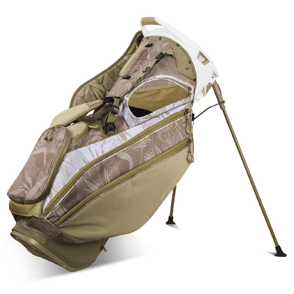 An image of a OGIO 2026 Silencer Hybrid Golf Stand Bag - Oasis on a white background