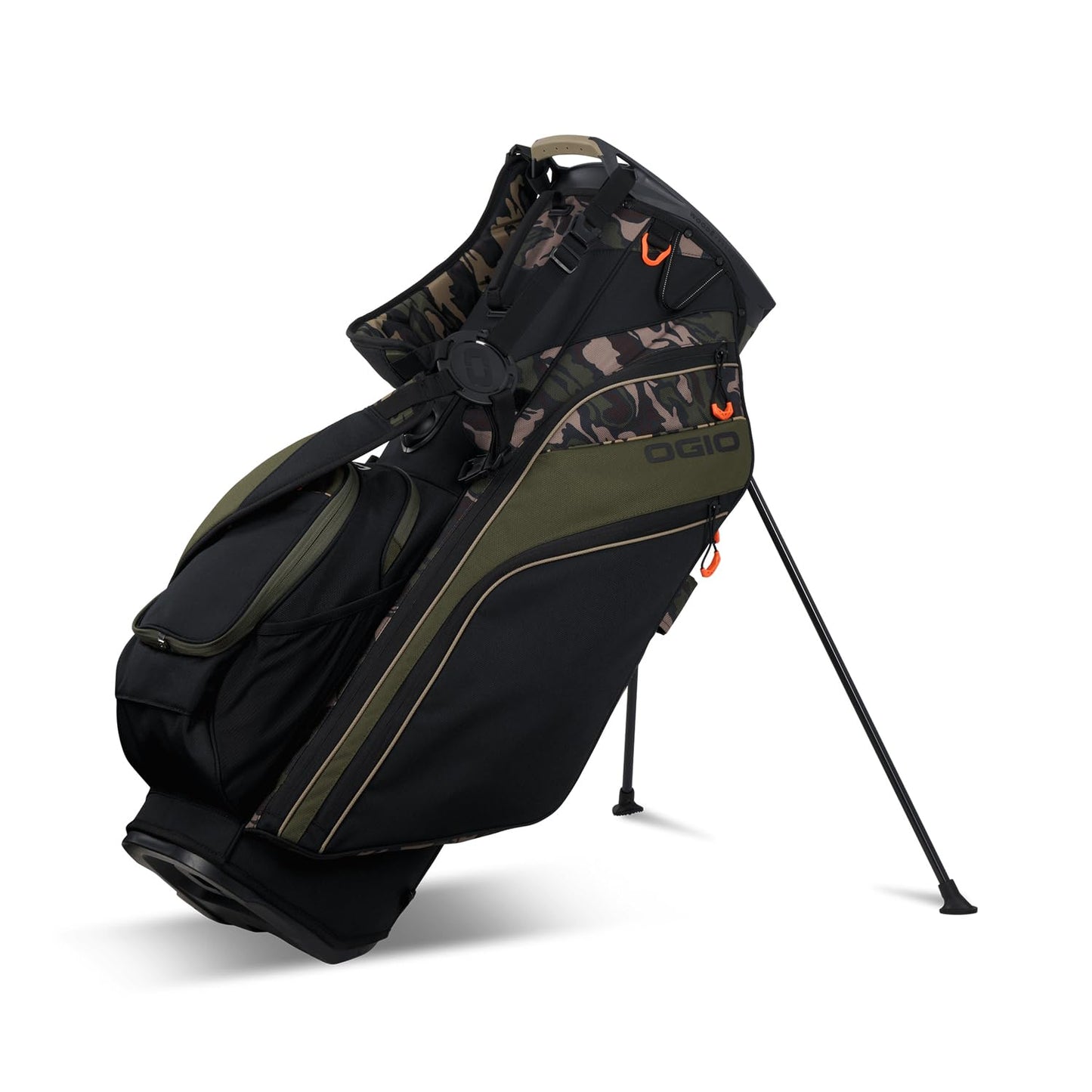 An image of a OGIO 2026 Woode Hybrid Golf Stand Bag - Canopy on a white background