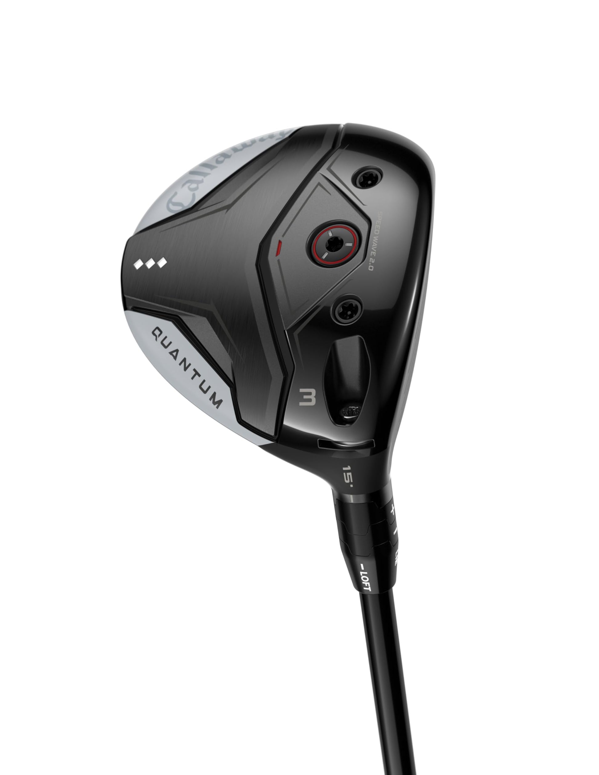 Callaway Quantum Triple Diamond golf fairway wood on a white background