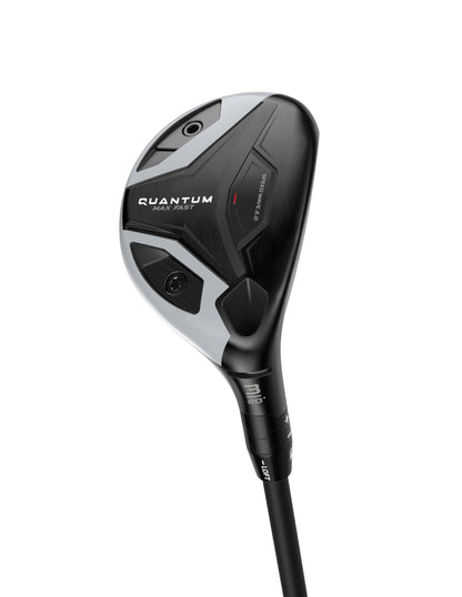 Callaway Quantum Max Fast golf hybrid on a white background