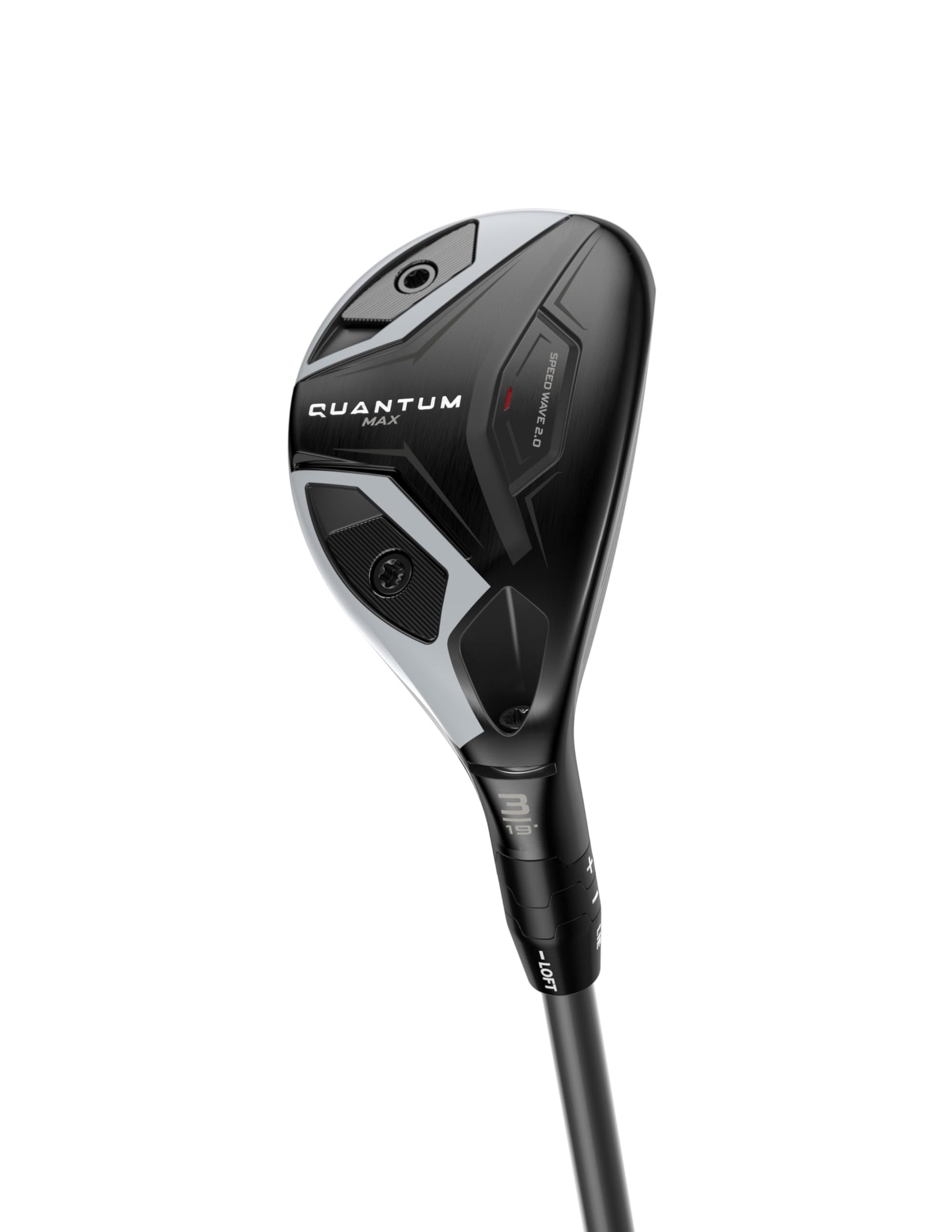 Callaway Quantum Max golf hybrid on a white background