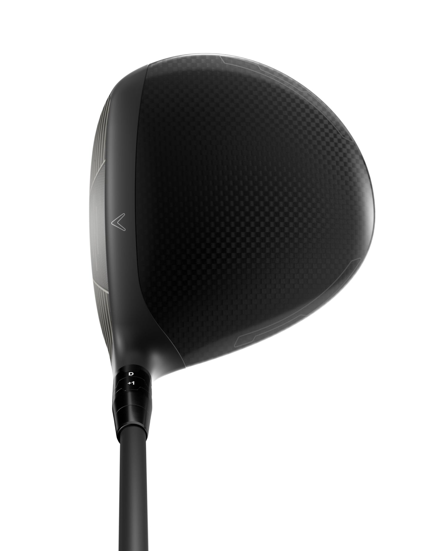 Callaway Quantum Fairway Wood at address on a white background