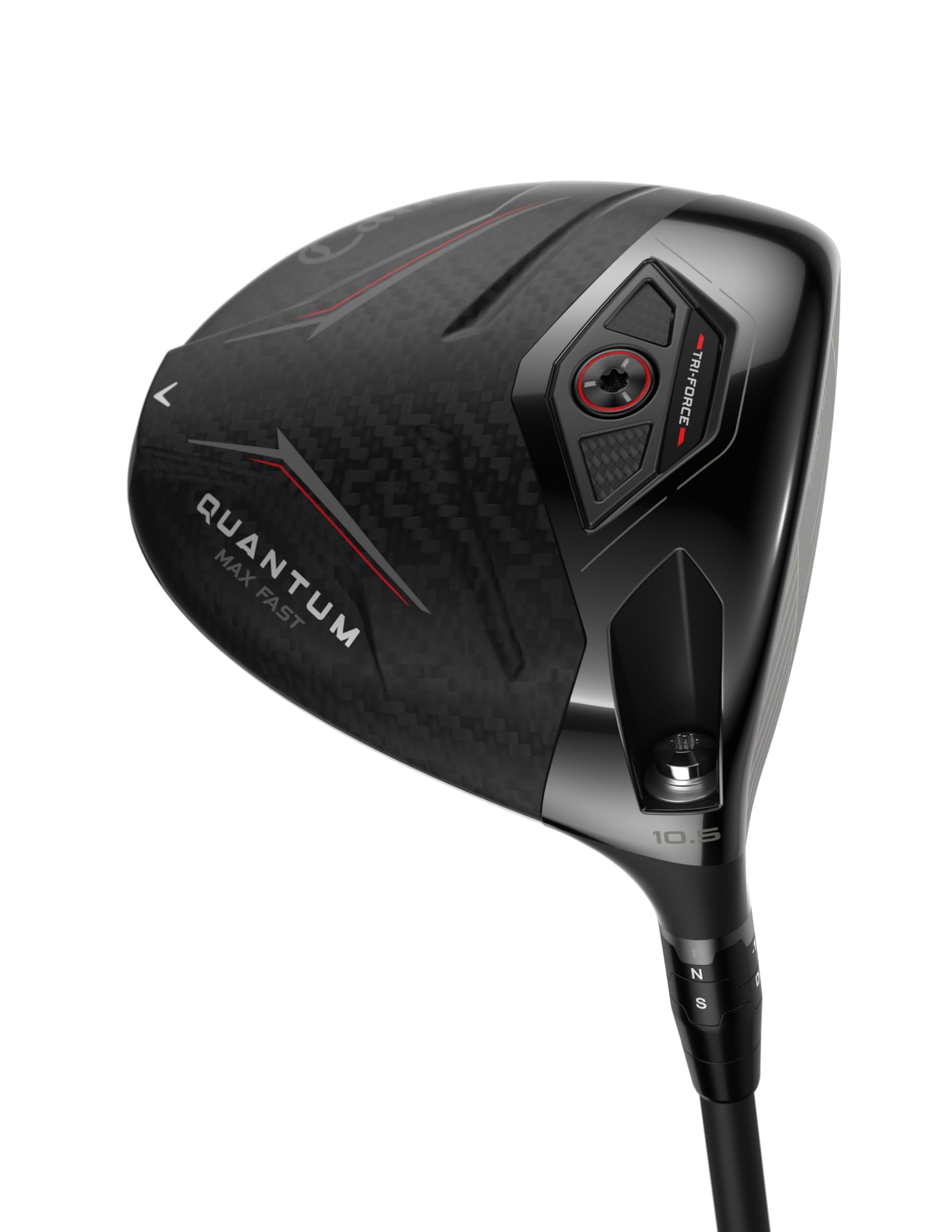 Callaway Quantum Max Fast golf driver on a white background