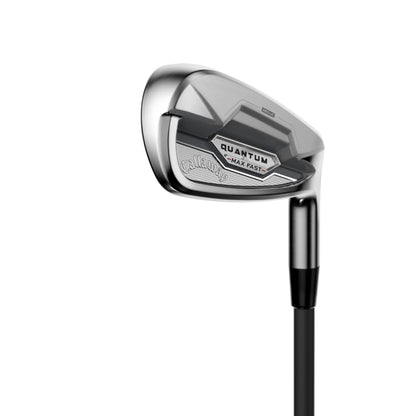 Golf club head with Callaway 'Quantum' branding on a white background