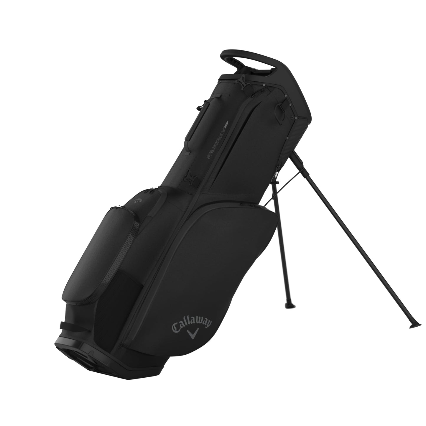 An image of a Callaway 2026 Fairway Plus Golf Stand Bag - Black on a white background