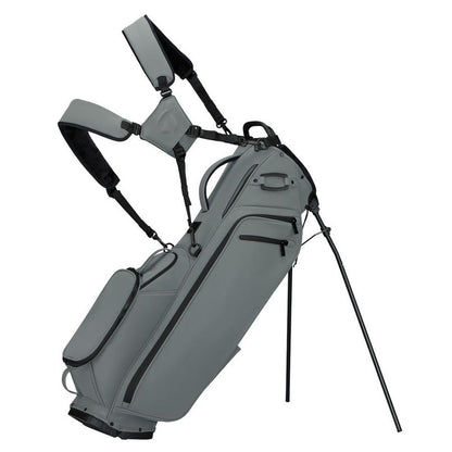 An image of a TaylorMade 2026 Signature M4 Golf Stand Bag  - Gray on a white background