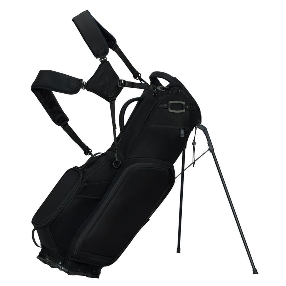 An image of a TaylorMade 2026 Signature L5 Golf Stand Bag  - Black on a white background
