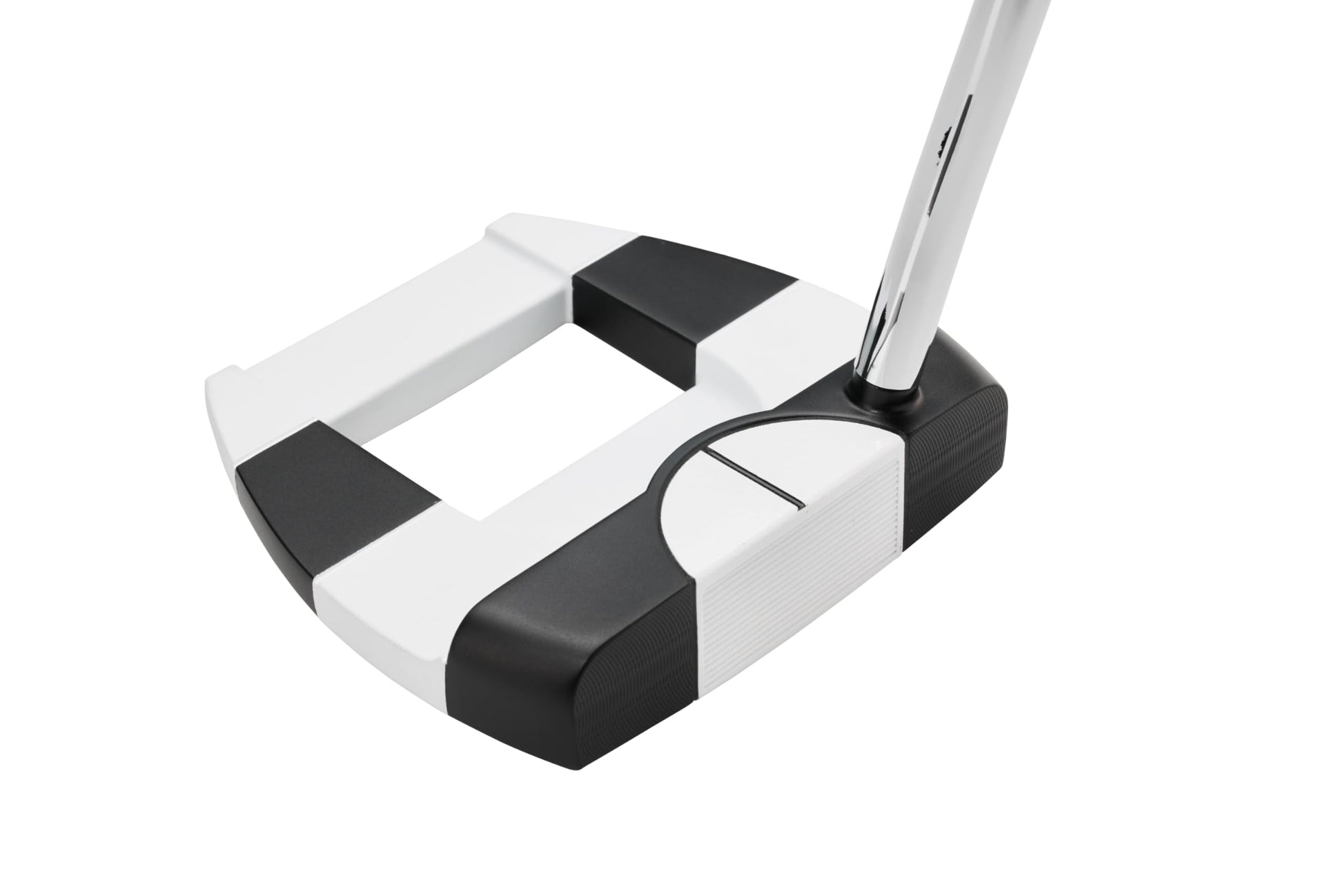 An image of an Odyssey AI-Dual Cruiser Jail Bird 1/2 Ball OS Putter on a white background