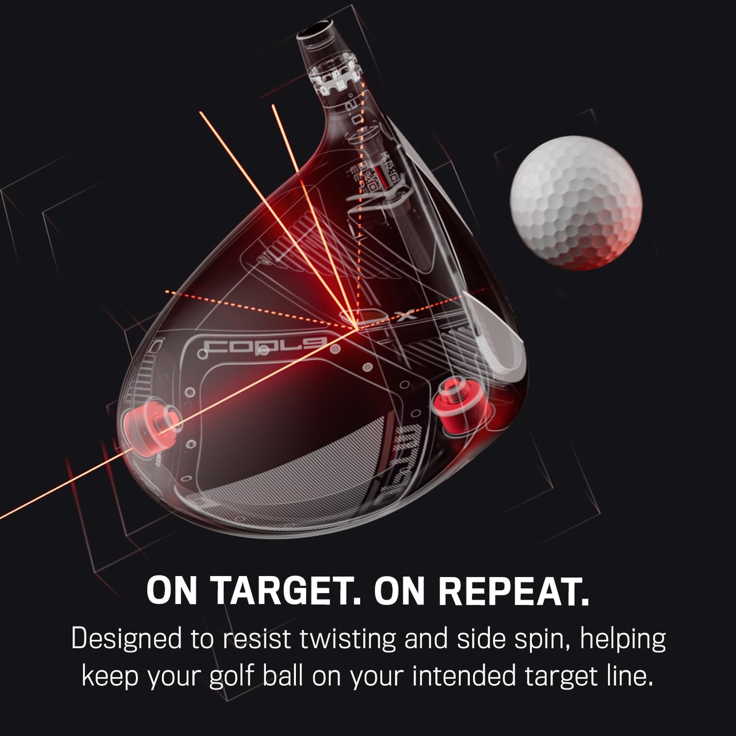 An image of a Cobra OPTM Max K Driver on a white background