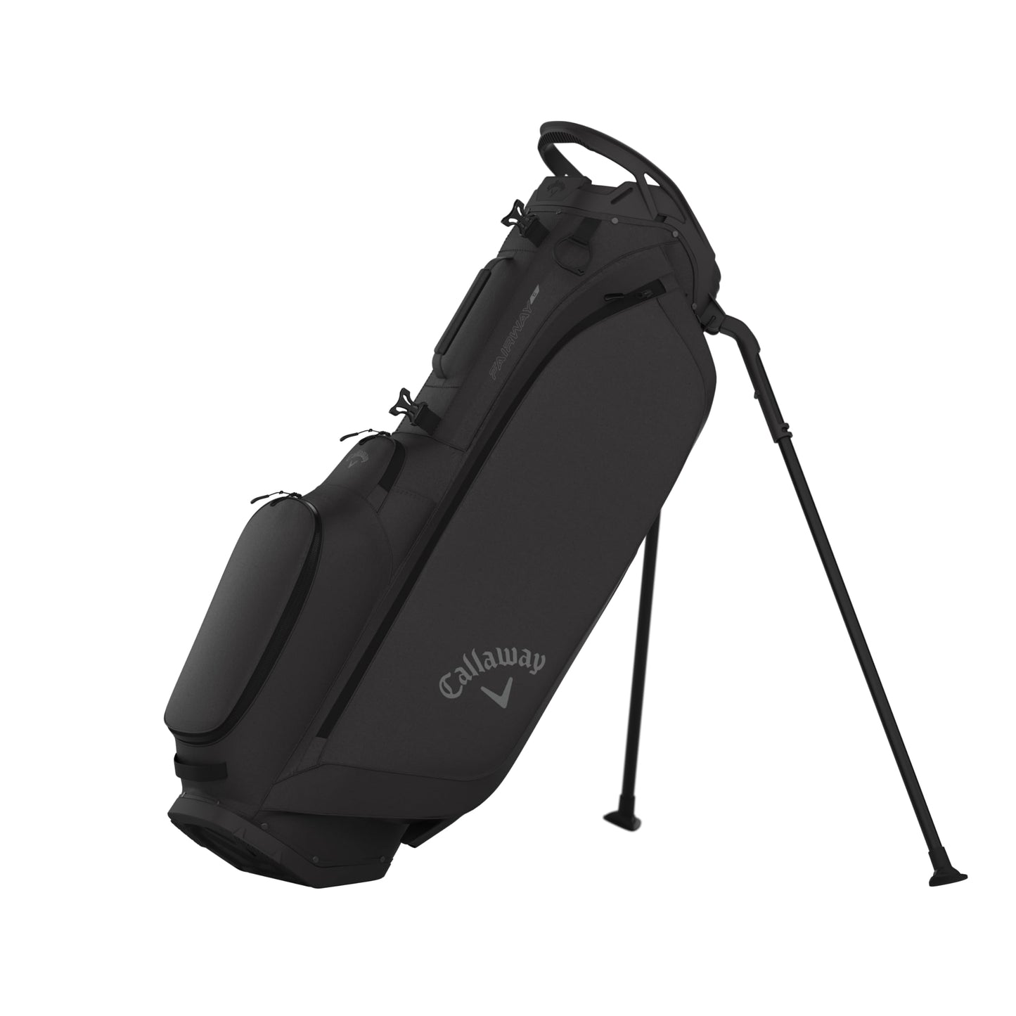 An image of a Callaway 2026 Fairway C Golf Stand Bag - Black on a white background
