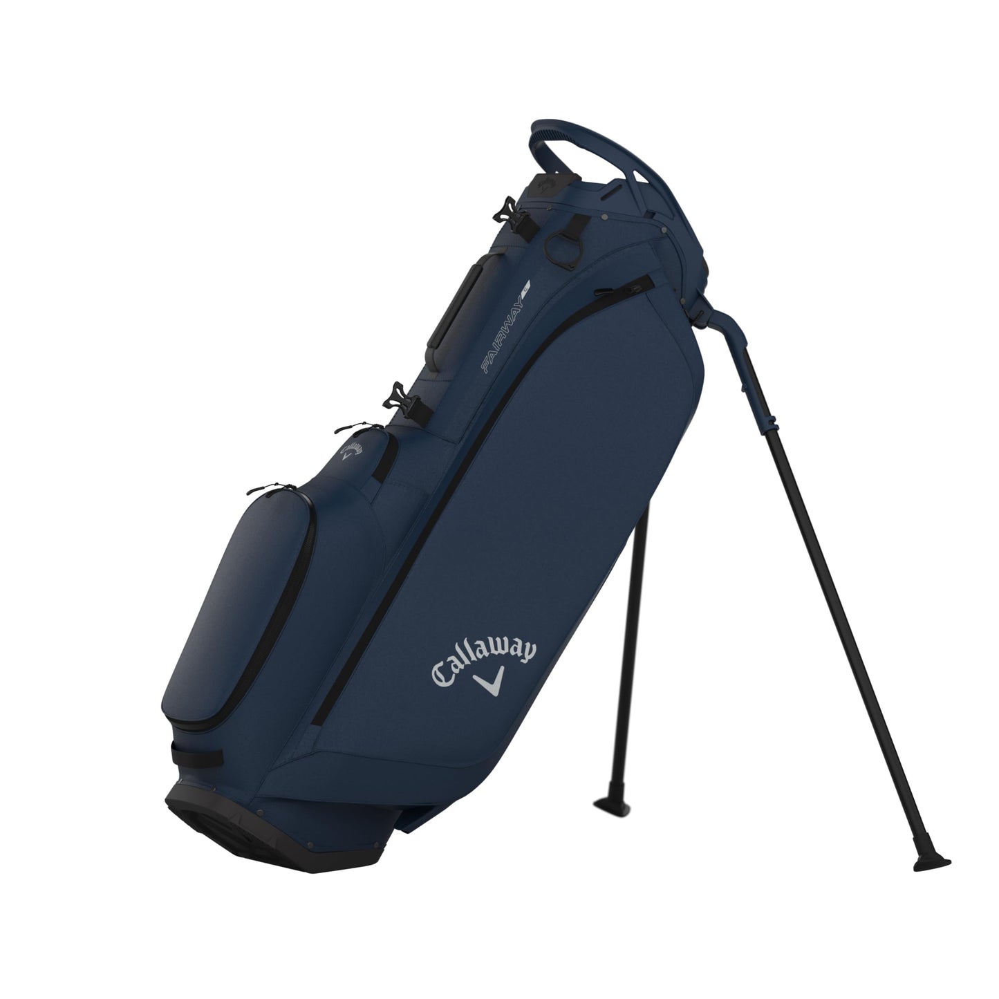 An image of a Callaway 2026 Fairway C Golf Stand Bag - Navy on a white background